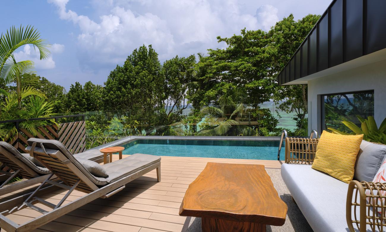 Private Plunge Pool and Terrace